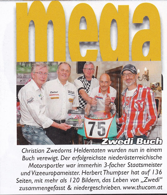 Buchpräsentation in Motorrad-Magazin und Reitwagen