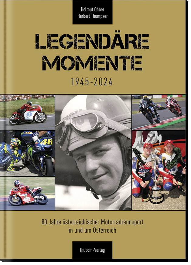 Buch Legendäre Momente 1945-2024 Buch Österreichische Legenden in Schräglage Teil 3 - Cover